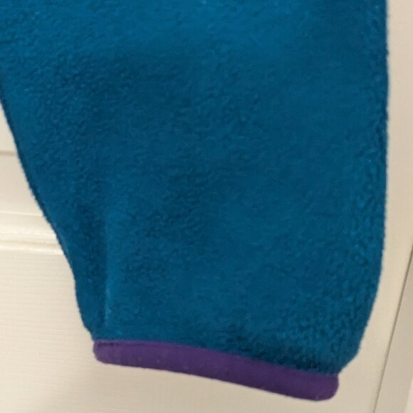 Patagonia Synchilla Snap T Hoodie Blue Purple Pullover Fleece Jacket Size Small - Picture 5 of 9
